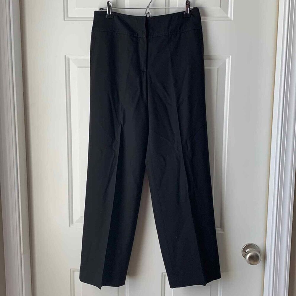 Talbots Black Wide Leg Dress Pants Womens Size 4